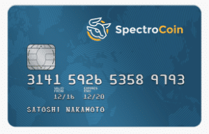 bitcoin debit card spectrocoin