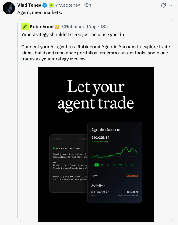 Bij AI agentic traden kun jij via Claude en ChatGPT bijvoorbeeld traden, door prompts in te voeren in je app of via je desktop
