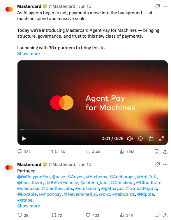 Mastercard AI agents