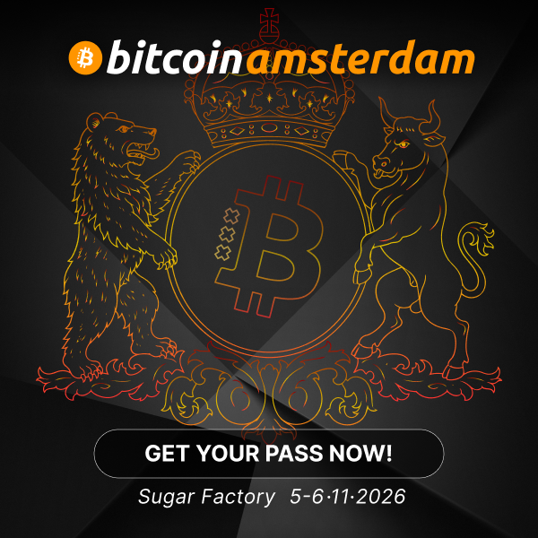Gebruik onze kortingscode BESTEBANKBTC26 voor 10% korting op kaarten voor Bitcoin Amsterdam op 5 en 6 november in de Sugar Facrtory 